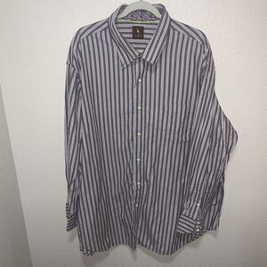 Tailorbyrd Men’s Button Down Shirt Size 3XL Gray/Red